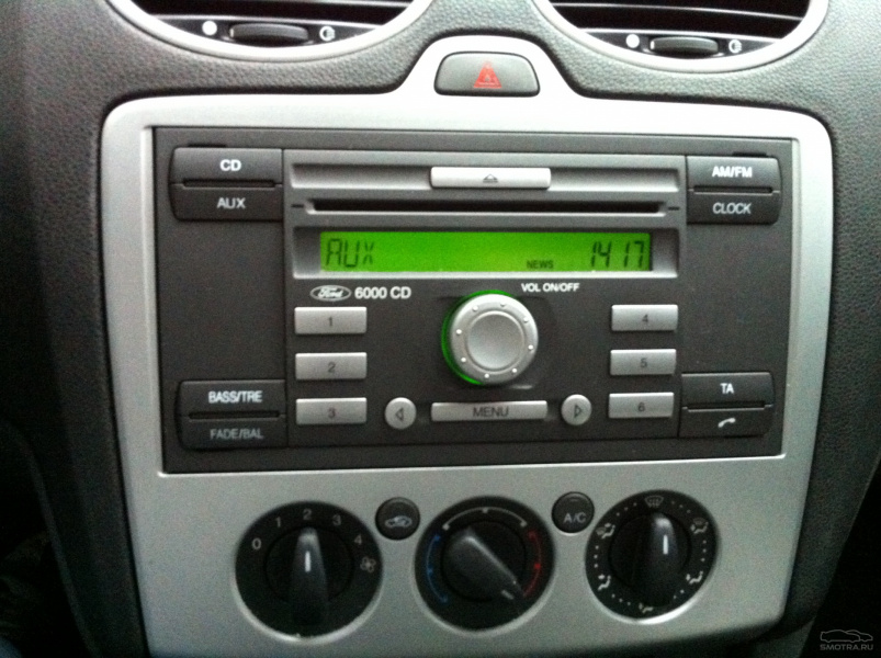 Снятие Ford Audio 6000cd и AUX - Removing Ford 6000cd ...